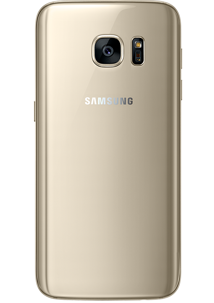 Samsung Galaxy S7 Gold Platinum Rückansicht