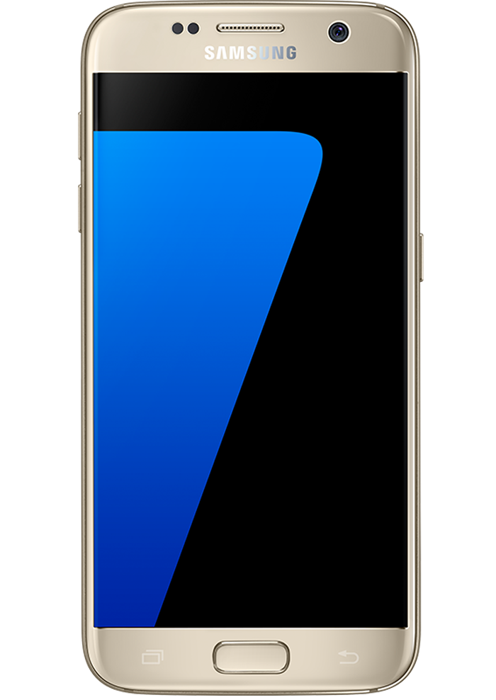 Samsung Galaxy S7 Gold Platinum Vorderansicht